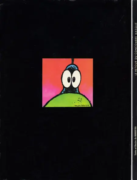 Verso de l'album Le Concombre masqué Tome 3 Le retour du Concombre masqué