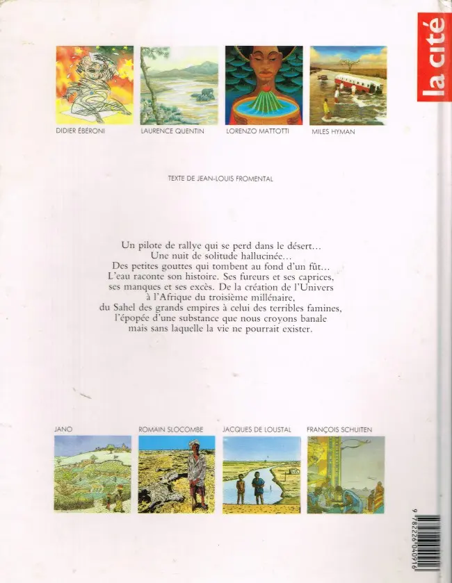 Verso de l'album Les Contes de la soif