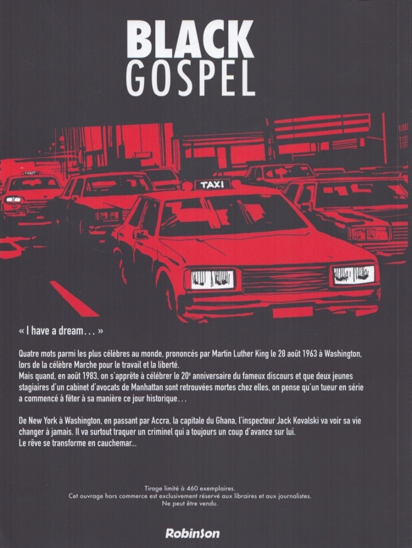 Verso de l'album Black Gospel