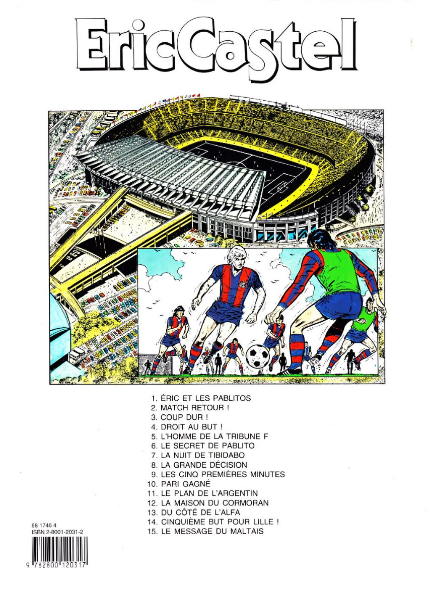 Verso de l'album Eric Castel Tome 11 Le plan de l'Argentin