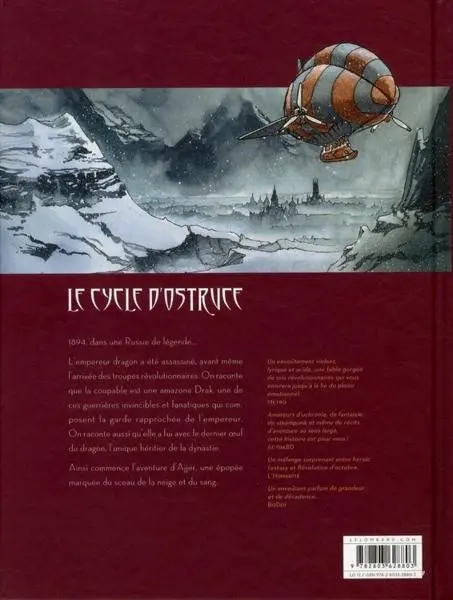 Verso de l'album Le Cycle d'Ostruce Intégrale