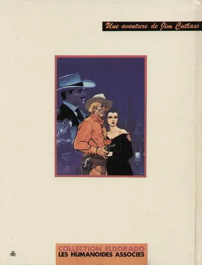 Verso de l'album Une aventure de Jim Cutlass Tome 1 Mississippi River