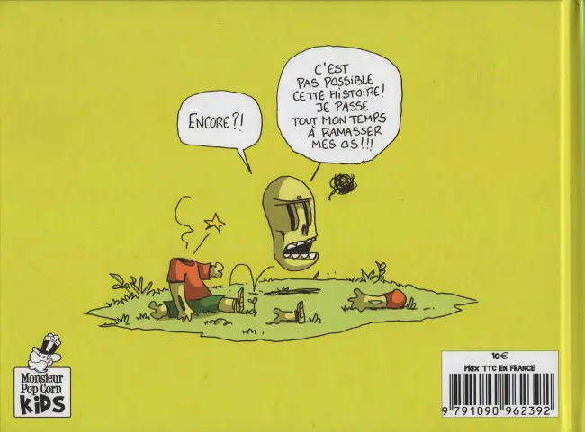 Verso de l'album Julio Biscoto Tome 1 Abelito a disparu !