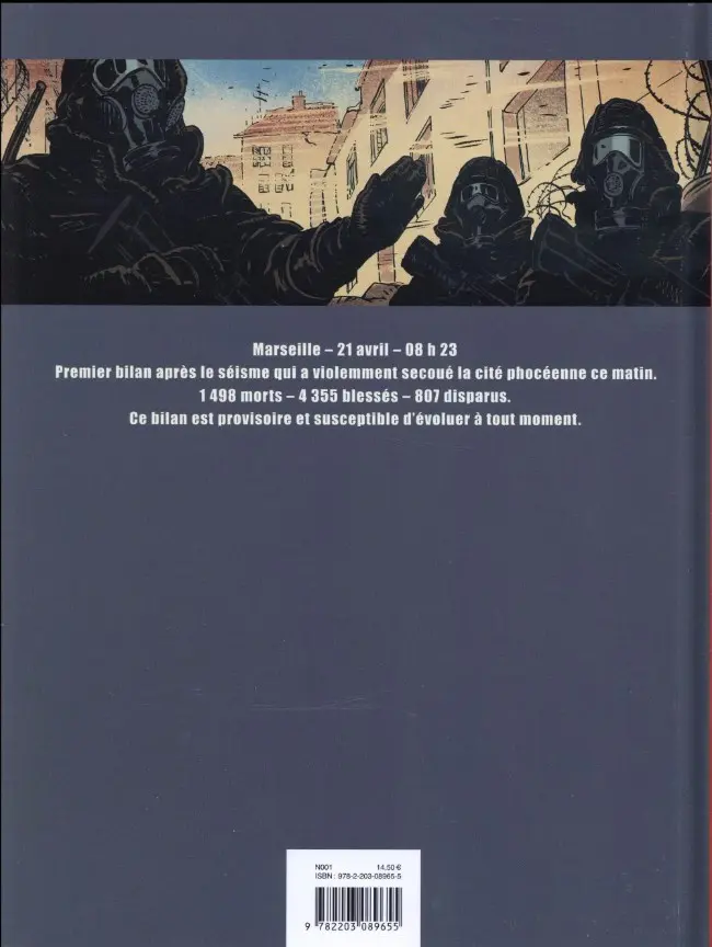 Verso de l'album Léviathan Tome 1 Après la fin du monde