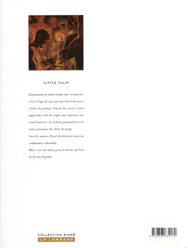 Verso de l'album Little Tulip
