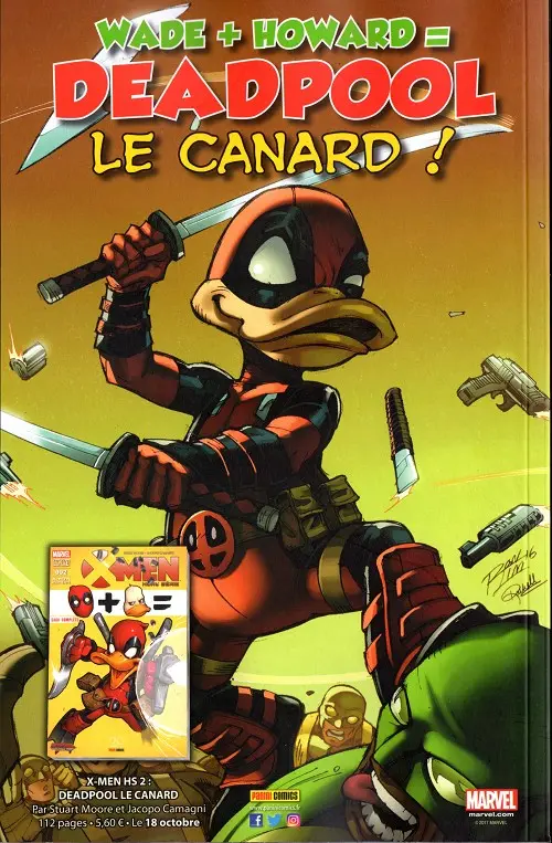 Verso de l'album Les Monstres attaquent Tome 2/3