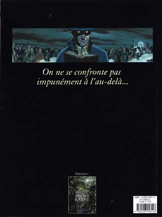 Verso de l'album Alister Kayne Chasseur de Fantômes Tome 2 Dans ce monde comme dans l'autre...