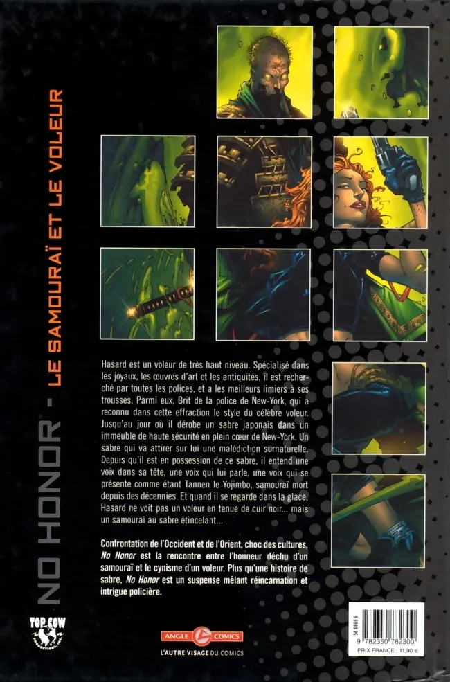 Verso de l'album No Honor