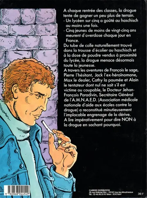 Verso de l'album Paradis mortels