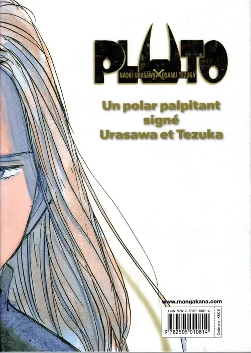 Verso de l'album Pluto 007