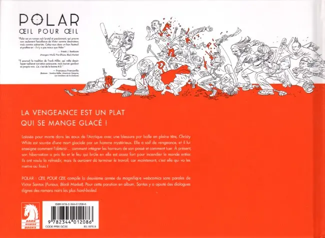 Verso de l'album Polar Tome 2 Œil pour œil