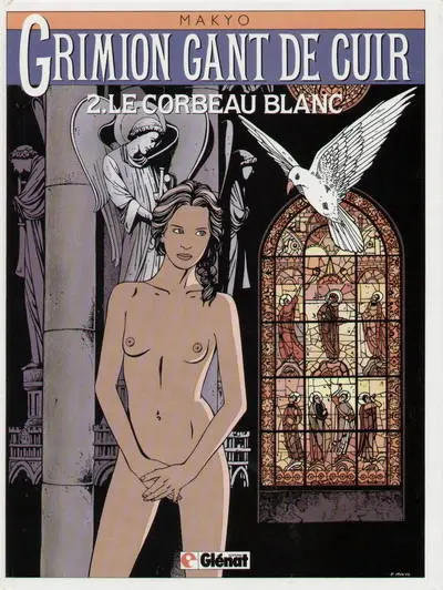 Couverture de l'album Grimion gant de cuir Tome 2 Le corbeau blanc