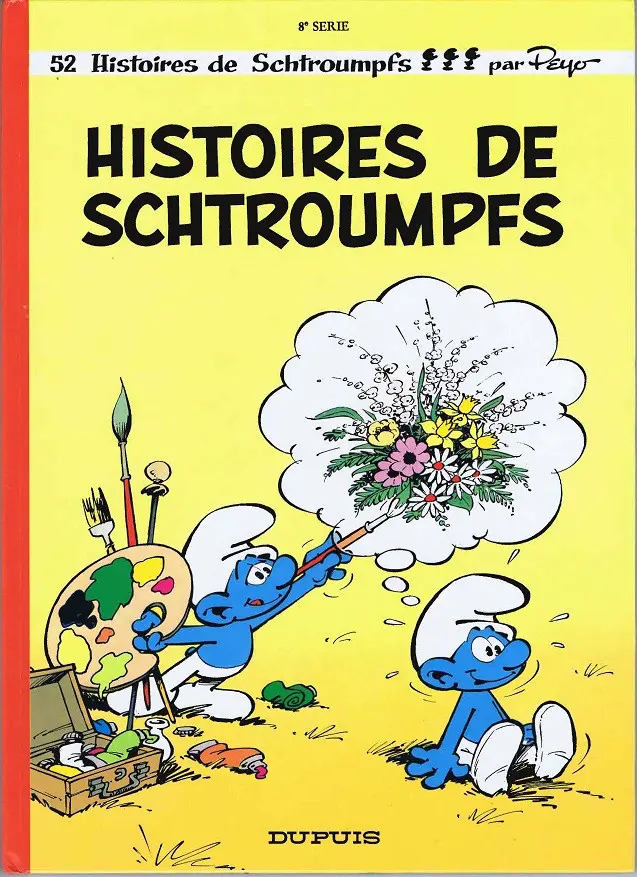 Couverture de l'album Les Schtroumpfs Tome 8 Histoires de Schtroumpfs