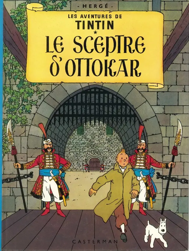 Couverture de l'album Tintin Tome 8 Le sceptre d'Ottokar