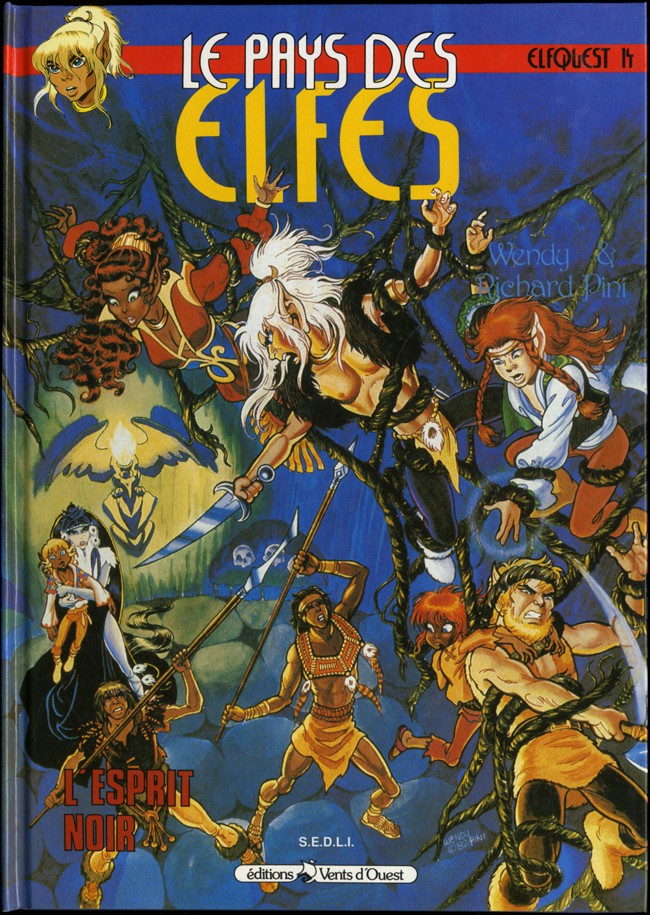 Couverture de l'album ElfQuest - La Fantastique quête des elfes Tome 14 L'esprit noir