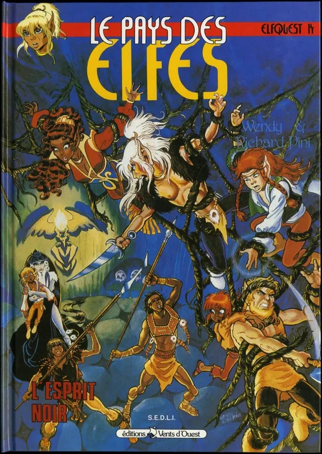 Couverture de l'album ElfQuest - La Fantastique quête des elfes Tome 14 L'esprit noir