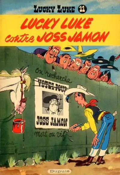 Couverture de l'album Lucky Luke Tome 11 Lucky Luke contre Joss Jamon
