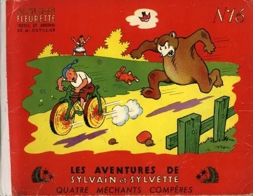 Couverture de l'album Sylvain et Sylvette Tome 16 Quatre méchants compères
