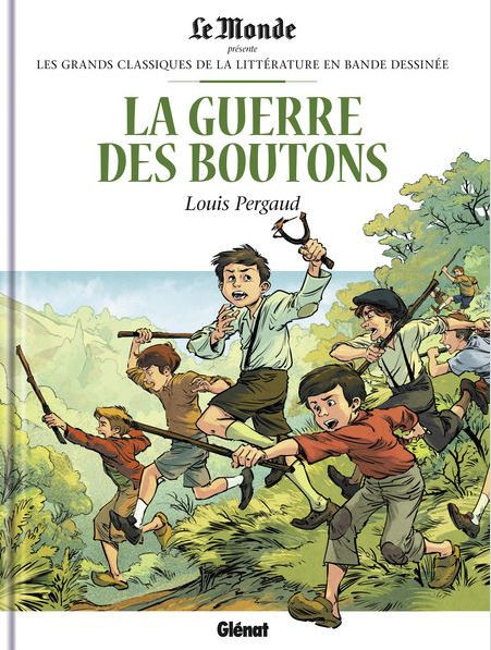 Couverture de l'album Les Grands Classiques de la littérature en bande dessinée Tome 42 La guerre des boutons