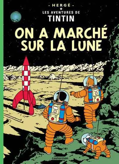 Couverture de l'album Tintin Tome 17 On a marché sur la lune