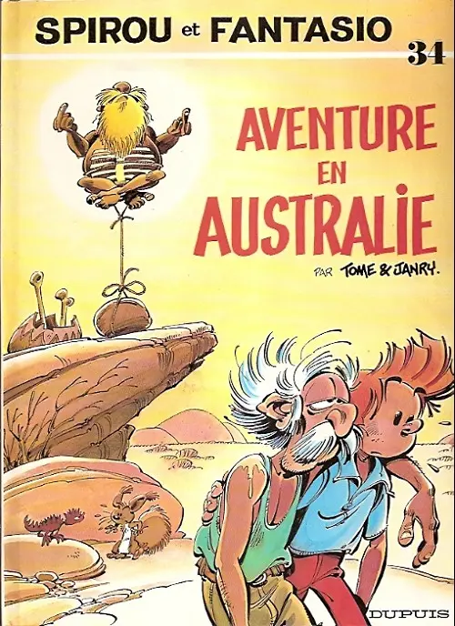 Couverture de l'album Spirou et Fantasio Tome 34 Aventure en Australie