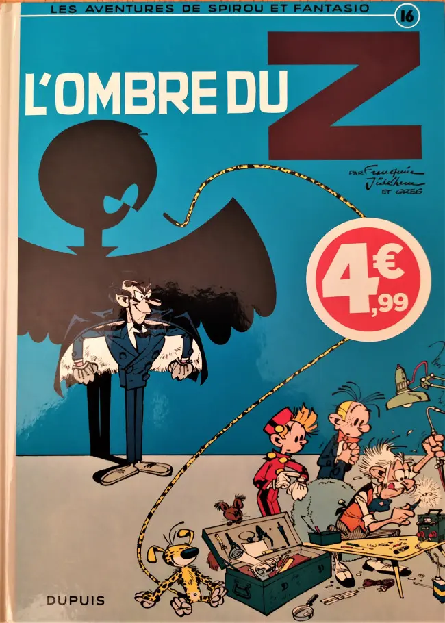 Couverture de l'album Spirou et Fantasio Tome 16 L'ombre du Z