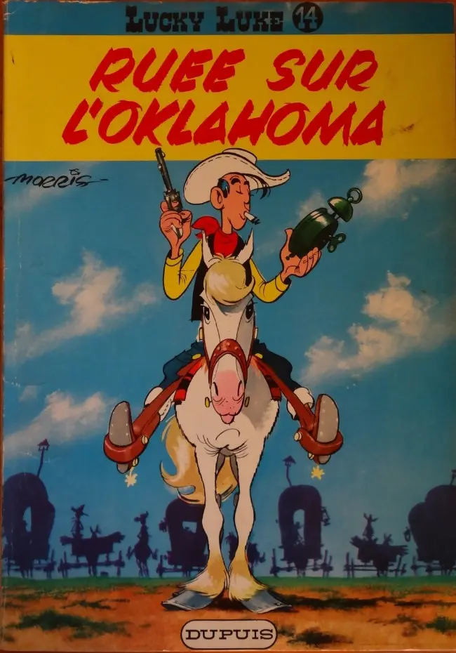 Couverture de l'album Lucky Luke Tome 14 Ruée sur l'Oklahoma