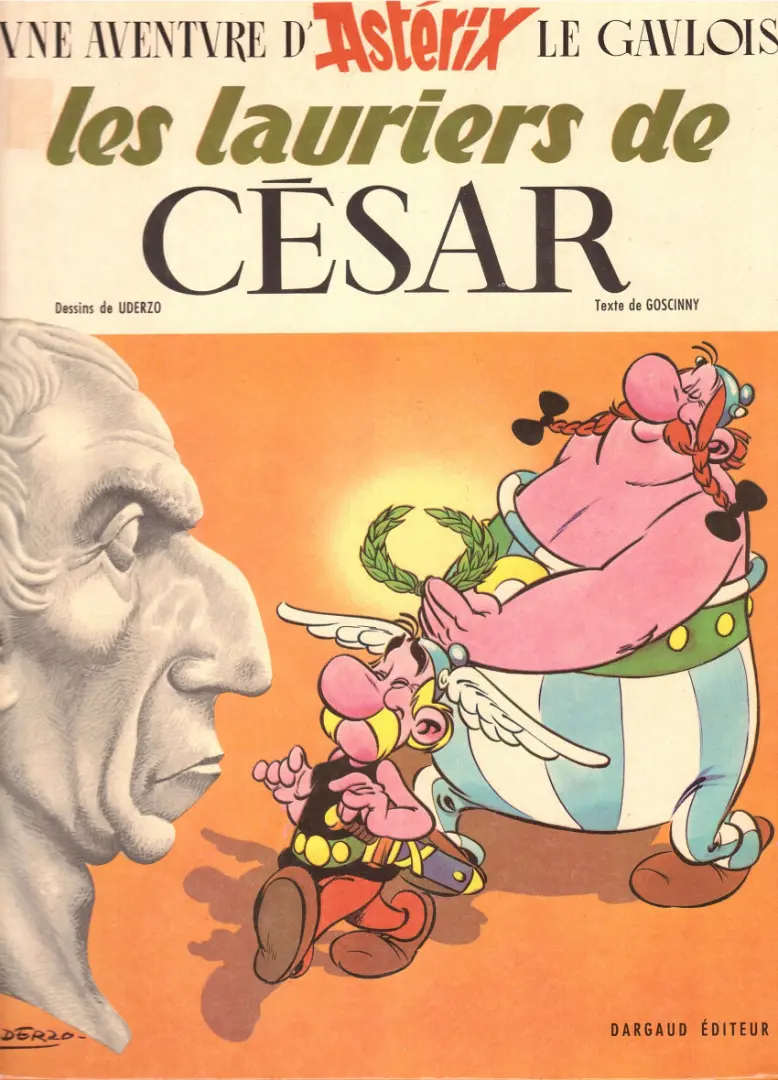 Couverture de l'album Astérix Tome 18 Les lauriers de César