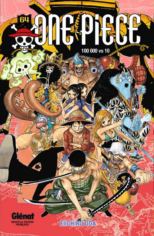 Couverture de l'album One Piece Tome 64 100 000 vs 10