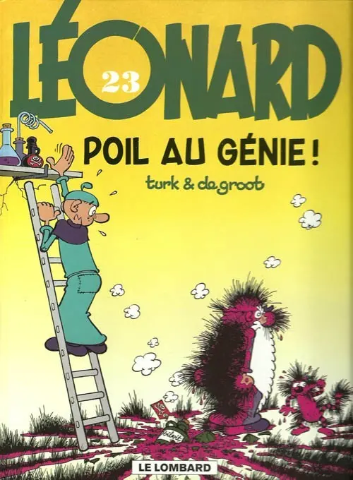 Couverture de l'album Léonard Tome 23 Poil au génie !