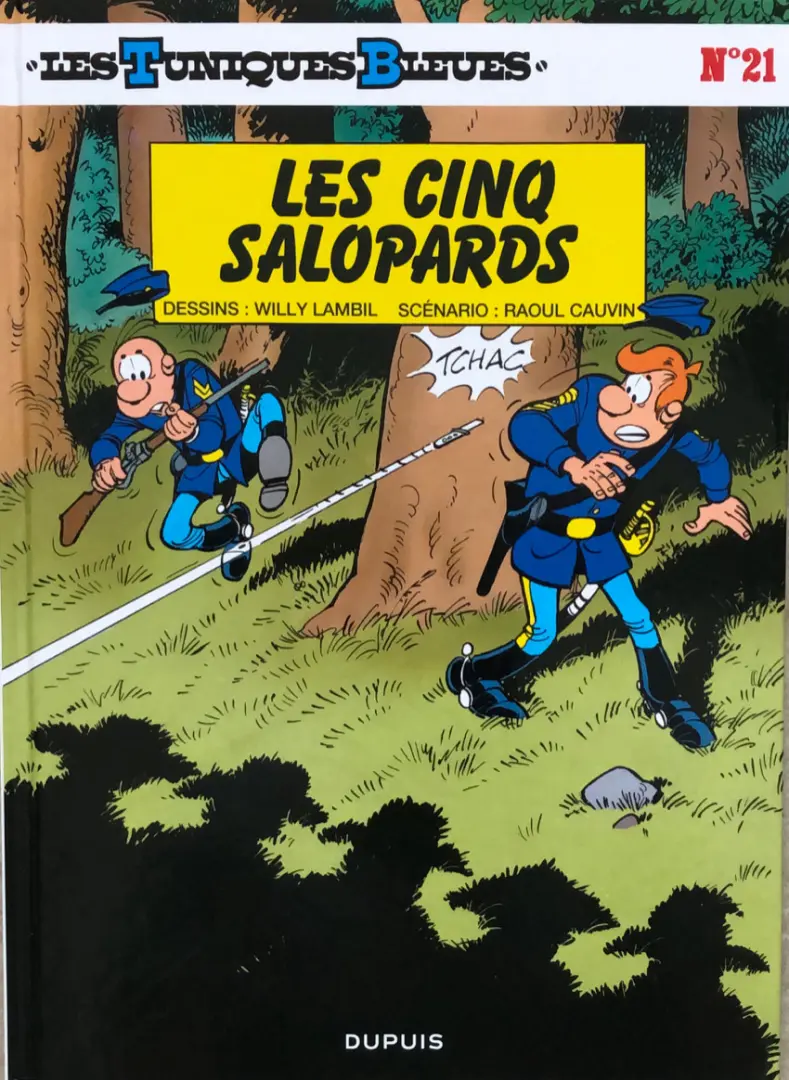 Couverture de l'album Les Tuniques Bleues Tome 21 Les cinq salopards