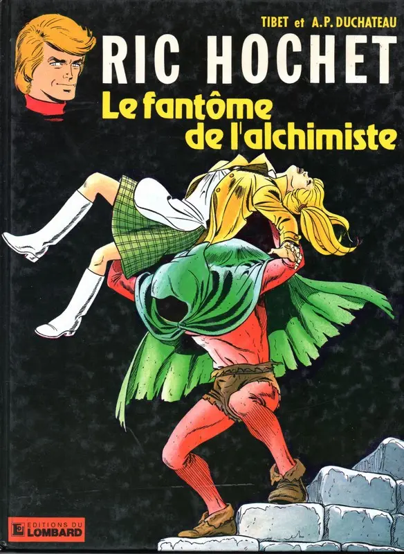 Couverture de l'album Ric Hochet Tome 30 Le fantôme de l'alchimiste