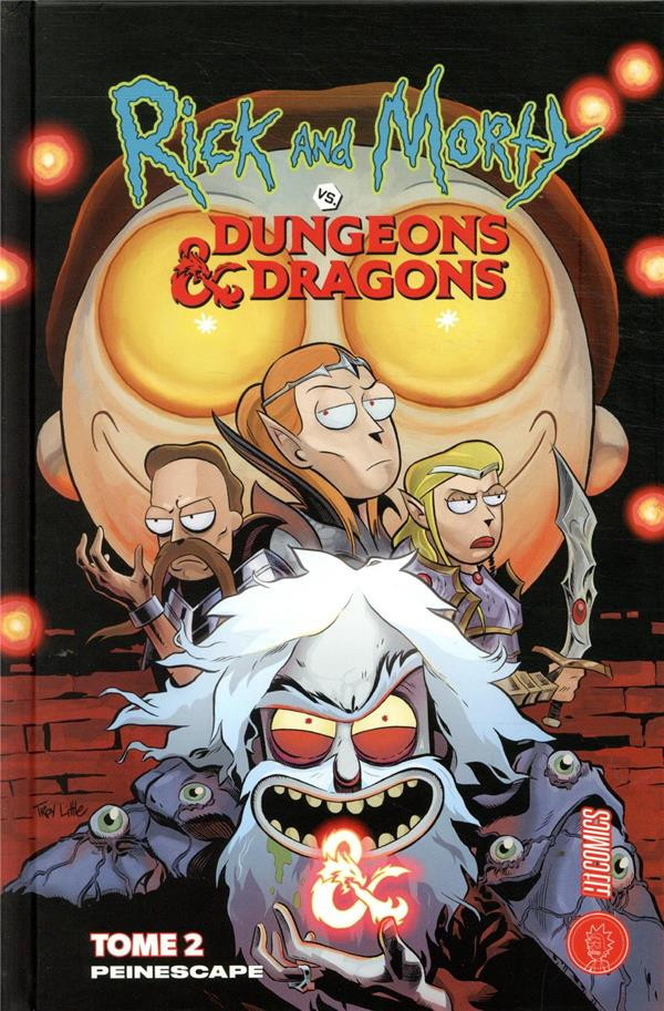 Couverture de l'album Rick and Morty vs. Dungeons & Dragons Tome 2 Peinescape