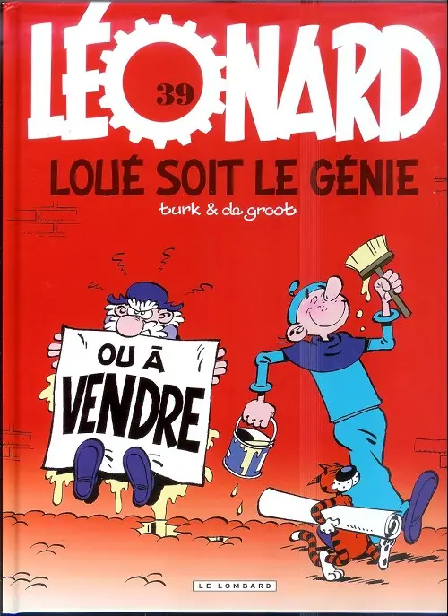Couverture de l'album Léonard Tome 39 Loué soit le génie