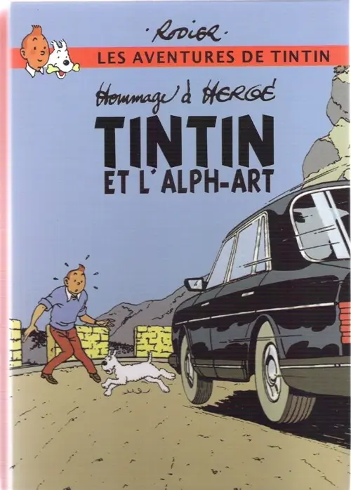 Couverture de l'album Tintin Tintin et l'alph-art