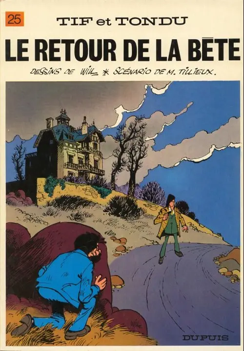 Couverture de l'album Tif et Tondu Tome 25 Le retour de la bête