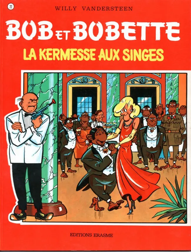 Couverture de l'album Bob et Bobette Tome 77 La kermesse aux singes