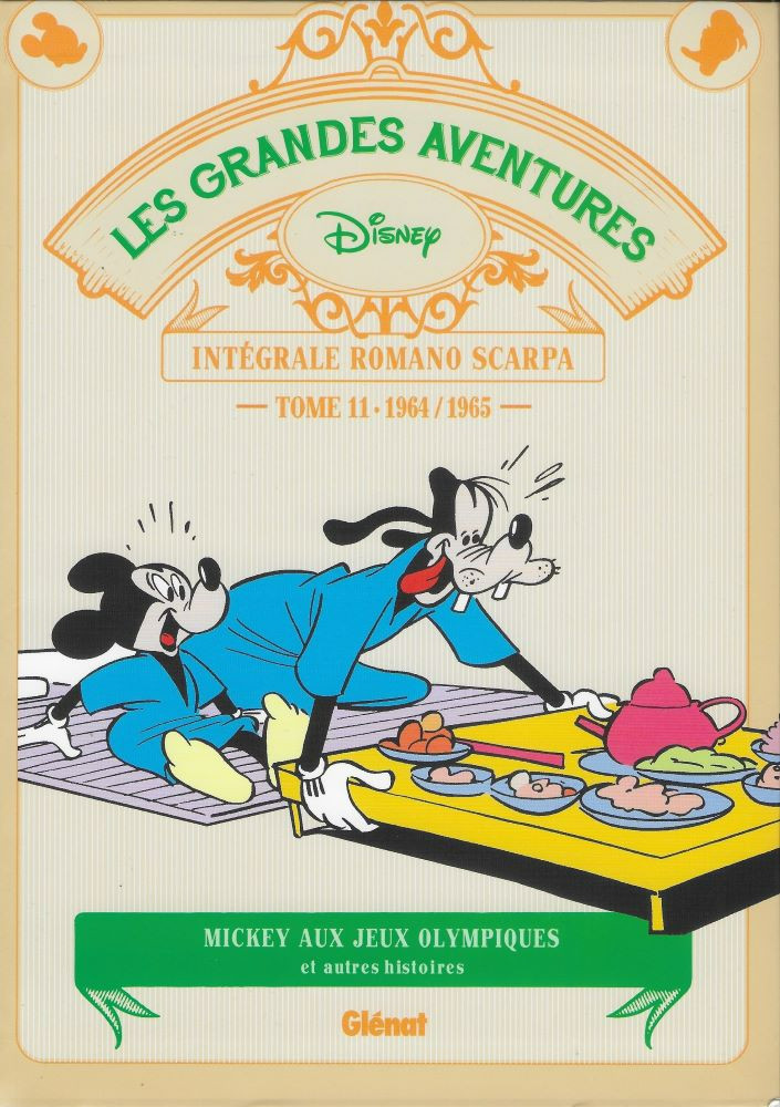 Couverture de l'album Les Grandes aventures Disney Tome 11 1964/1965 : Mickey aux Jeux olympiques et autres histoires