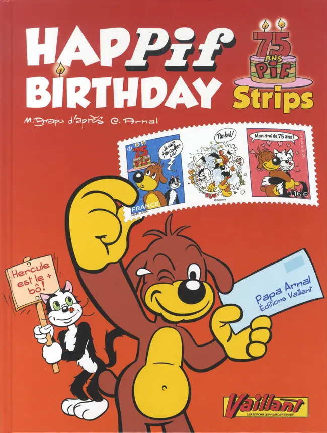 Couverture de l'album Une aventure de Pif et Hercule HapPif Birthday