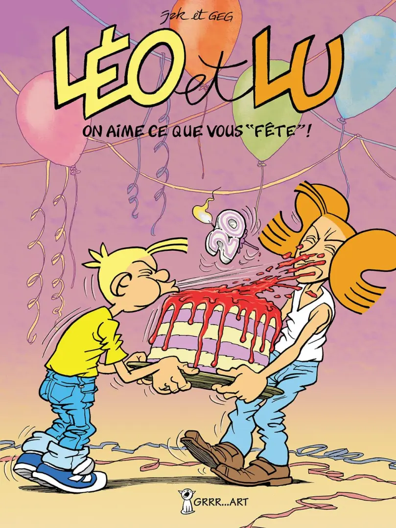 Couverture de l'album Léo et Lu Tome 10 On aime beaucoup ce que vous fête !