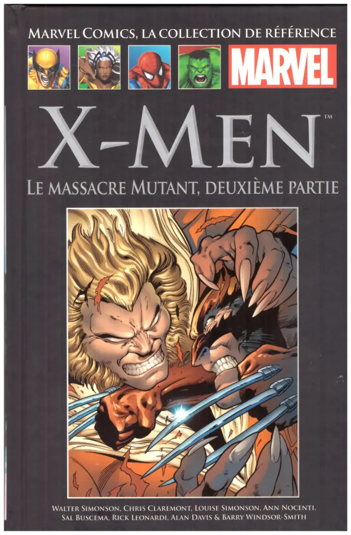 Couverture de l'album Marvel Comics - La collection de référence Tome 258 X-Men - Le massacre mutant, deuxième partie