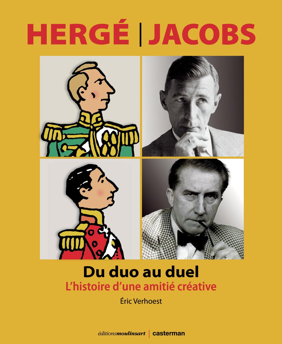 Couverture de l'album Hergé-Jacobs : Du duo au duel L'histoire d'une amitié créative