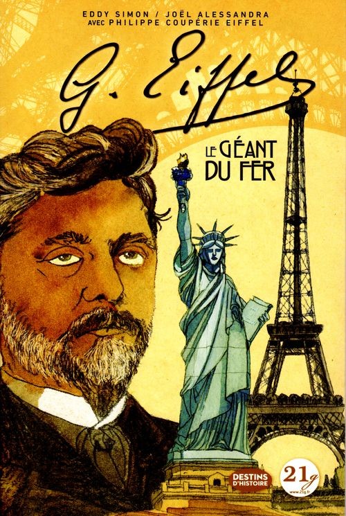Couverture de l'album Gustave Eiffel : Le géant du fer
