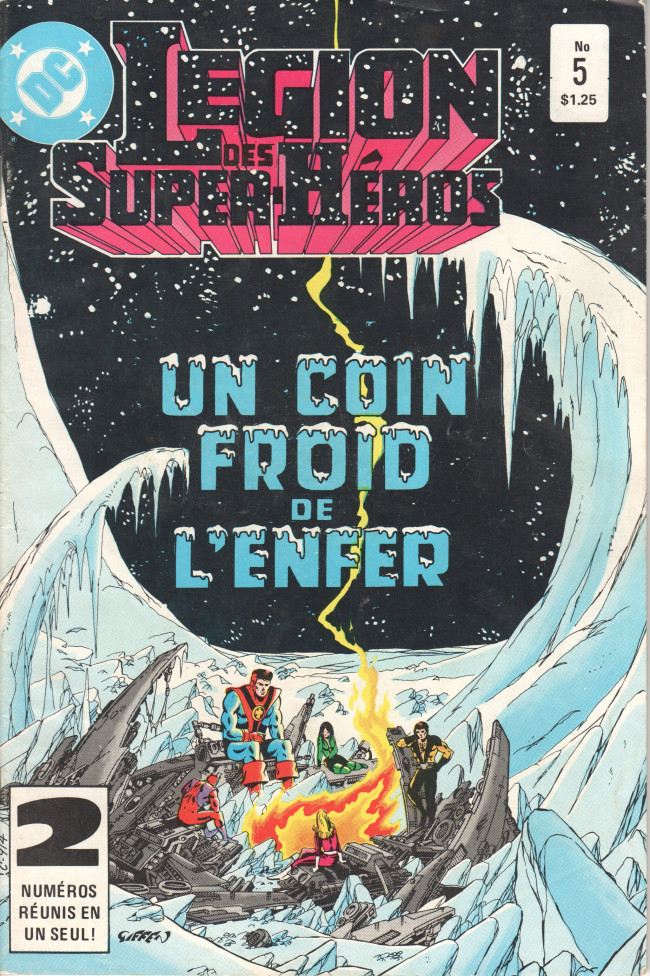 Couverture de l'album La Légion des super-héros Tome 5 Un coin froid de l'enfer !