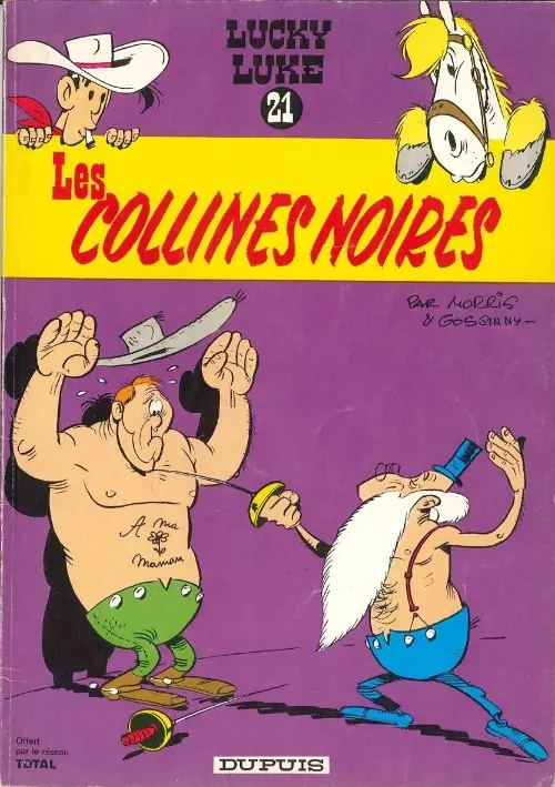 Couverture de l'album Lucky Luke Tome 21 Les Collines noires