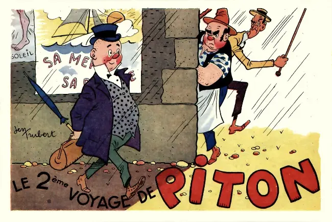 Couverture de l'album Les Albums de la bonne équipe Tome 14 Le 2ème voyage de Piton