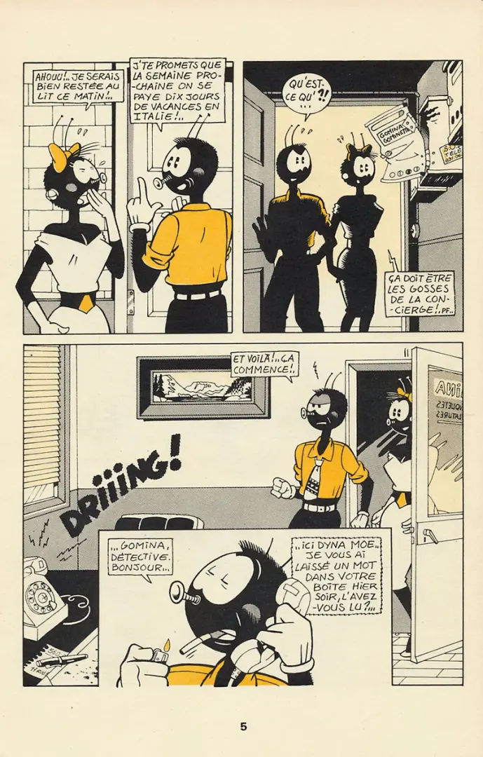 Planche de l'album Gomina Tome 1 La nuit porte conseil