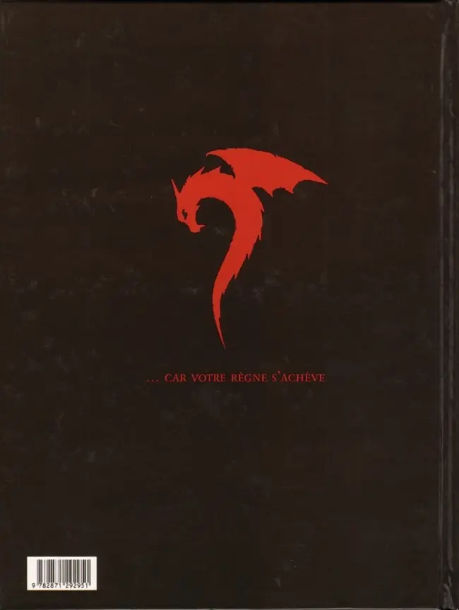 Verso de l'album Rapaces 2