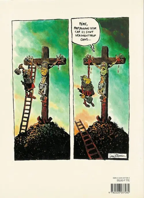 Verso de l'album Les Sales blagues de l'Echo Tome 2