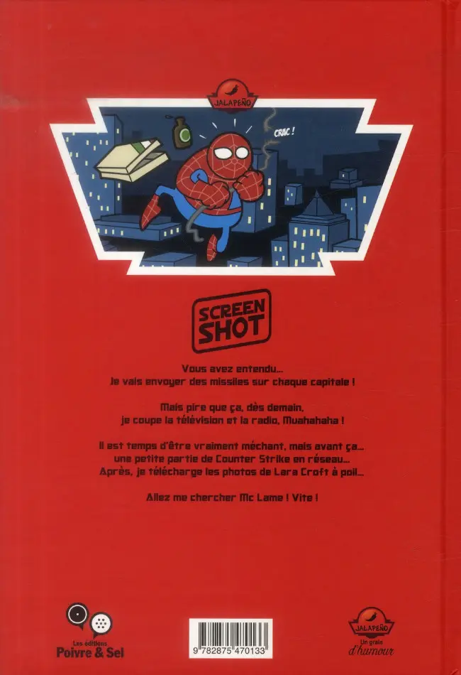 Verso de l'album Screenshot